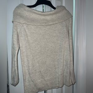 Gap off the shoulder sweater